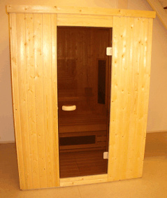 Infrarood cabine in Nordische Fichte